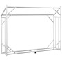 Leñero cubierta lluvia 151x40,5x110,5 cm acero galvanizado by , Firewood bags and holders - Ref: Foro24-4104940, Price: 72,96...