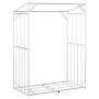 Leñero con protector de lluvia 150x80x200 cm acero galvanizado von , Brennholztaschen und -halter - Ref: Foro24-4104954, Prei...