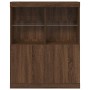 Aparador madera de ingeniería marrón roble 81x37x100 cm von , Schließfächer und Lagerschränke - Ref: Foro24-3318623, Preis: 1...