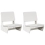 Sillas jardín 2 uds madera maciza pino blanco 60x64x70,5 cm von , Gartenstühle - Ref: Foro24-859313, Preis: 136,83 €, Rabatt: %