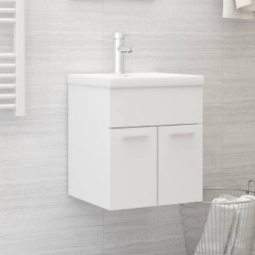 Waschbeckenunterschrank aus weißem Sperrholz, 41 x 38,5 x 46 cm von vidaXL, Badezimmermöbel - Ref: Foro24-804638, Preis: 39,3...
