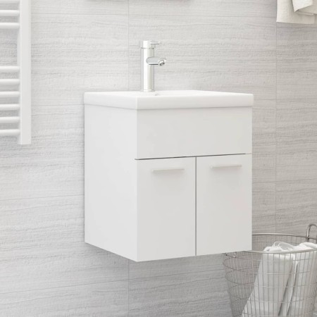 Armario para lavabo madera contrachapada blanco 41x38,5x46 cm de vidaXL, Muebles de baño - Ref: Foro24-804638, Precio: 40,47 ...