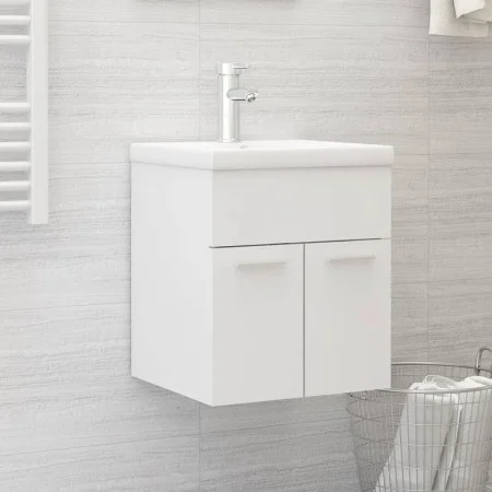 White plywood sink cabinet 41x38.5x46 cm by vidaXL, Bathroom furniture - Ref: Foro24-804638, Price: 37,12 €, Discount: %