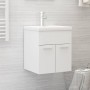 Armario para lavabo madera contrachapada blanco 41x38,5x46 cm de vidaXL, Muebles de baño - Ref: Foro24-804638, Precio: 40,47 ...