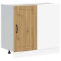 Mueble bajo para fregadero Lucca madera artesanal de roble by , Kitchen cabinets - Ref: Foro24-854317, Price: 96,04 €, Discou...