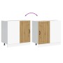 Mueble bajo para fregadero Lucca madera artesanal de roble by , Kitchen cabinets - Ref: Foro24-854317, Price: 96,04 €, Discou...
