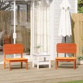 Sillas de jardín 2 uds marrón cera 60x52,5x72 cm von , Gartenstühle - Ref: Foro24-859324, Preis: 116,85 €, Rabatt: %