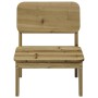 Sillas de jardín 2 uds 60x52,5x72 cm madera de pino impregnada von , Gartenstühle - Ref: Foro24-859326, Preis: 114,96 €, Raba...