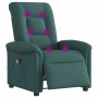 Sillón reclinable de masaje eléctrico tela verde oscuro de , Sillones - Ref: Foro24-3303250, Precio: 254,32 €