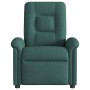 Sillón reclinable de masaje eléctrico tela verde oscuro by , Armchairs - Ref: Foro24-3303250, Price: 254,41 €, Discount: %
