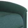 Sillón reclinable de masaje eléctrico tela verde oscuro by , Armchairs - Ref: Foro24-3303250, Price: 254,41 €, Discount: %