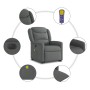 Sillón de masaje eléctrico reclinable elevable tela gris oscuro von , Sessel - Ref: Foro24-3303225, Preis: 344,80 €, Rabatt: %