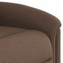 Sillón reclinable eléctrico de tela marrón de , Sillones - Ref: Foro24-3303238, Precio: 245,87 €, Descuento: %