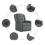 Sillón reclinable eléctrico de tela gris oscuro von , Sessel - Ref: Foro24-3303175, Preis: 235,62 €, Rabatt: %