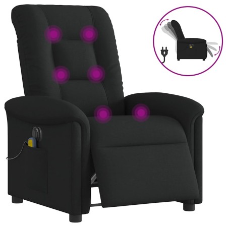 Sillón reclinable de masaje eléctrico tela negro von , Sessel - Ref: Foro24-3303246, Preis: 258,65 €, Rabatt: %