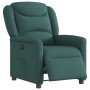 Sillón reclinable eléctrico tela verde oscuro by , Armchairs - Ref: Foro24-3303180, Price: 232,27 €, Discount: %