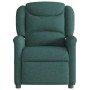 Sillón reclinable eléctrico tela verde oscuro by , Armchairs - Ref: Foro24-3303180, Price: 232,27 €, Discount: %