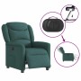 Sillón reclinable eléctrico tela verde oscuro by , Armchairs - Ref: Foro24-3303180, Price: 232,27 €, Discount: %