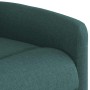 Sillón reclinable eléctrico tela verde oscuro by , Armchairs - Ref: Foro24-3303180, Price: 232,27 €, Discount: %