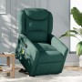 Silla de masaje reclinable de pie de tela verde oscura de , Sillones - Ref: Foro24-3303210, Precio: 273,36 €