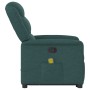 Silla de masaje reclinable de pie de tela verde oscura de , Sillones - Ref: Foro24-3303210, Precio: 273,36 €