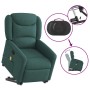 Silla de masaje reclinable de pie de tela verde oscura de , Sillones - Ref: Foro24-3303210, Precio: 273,36 €