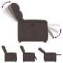 Sillón eléctrico reclinable elevable de tela marrón oscuro von , Sessel - Ref: Foro24-3303219, Preis: 327,22 €, Rabatt: %