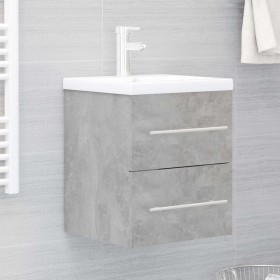 Waschbeckenschrank aus grauem Sperrholz 41x38,5x48 cm von vidaXL, Badezimmermöbel - Ref: Foro24-804687, Preis: 41,67 €, Rabat...