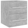 Waschbeckenschrank aus grauem Sperrholz 41x38,5x48 cm von vidaXL, Badezimmermöbel - Ref: Foro24-804687, Preis: 41,67 €, Rabat...