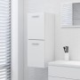 Armario de baño madera contrachapada blanco 30x30x80 cm de vidaXL, Muebles de baño - Ref: Foro24-804988, Precio: 54,70 €, Des...