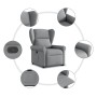 Sillón reclinable elevable de tela gris claro von , Sessel - Ref: Foro24-3303374, Preis: 261,88 €, Rabatt: %