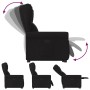 Sillón reclinable elevable tela negro by , Armchairs - Ref: Foro24-3303376, Price: 272,71 €, Discount: %