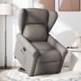 Sillón reclinable elevable tela gris taupe de , Sillones - Ref: Foro24-3303381, Precio: 293,93 €, Descuento: %