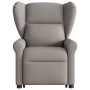 Sillón reclinable elevable tela gris taupe de , Sillones - Ref: Foro24-3303381, Precio: 293,93 €, Descuento: %