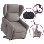 Sillón reclinable elevable tela gris taupe de , Sillones - Ref: Foro24-3303381, Precio: 293,93 €, Descuento: %