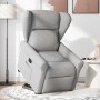 Sillón reclinable elevable de tela gris nube by , Armchairs - Ref: Foro24-3303383, Price: 273,28 €, Discount: %
