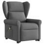 Sillón de masaje eléctrico reclinable elevable tela gris oscuro by , Armchairs - Ref: Foro24-3303405, Price: 312,23 €, Discou...