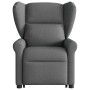 Sillón de masaje eléctrico reclinable elevable tela gris oscuro by , Armchairs - Ref: Foro24-3303405, Price: 312,23 €, Discou...