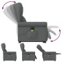 Sillón de masaje eléctrico reclinable elevable tela gris oscuro by , Armchairs - Ref: Foro24-3303405, Price: 312,23 €, Discou...