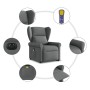 Sillón de masaje eléctrico reclinable elevable tela gris oscuro by , Armchairs - Ref: Foro24-3303405, Price: 312,23 €, Discou...