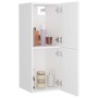 Armario de baño madera contrachapada blanco 30x30x80 cm de vidaXL, Muebles de baño - Ref: Foro24-804988, Precio: 54,70 €, Des...