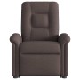 Sillón reclinable elevable tela marrón oscuro by , Armchairs - Ref: Foro24-3303259, Price: 251,61 €, Discount: %