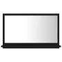 Black plywood bathroom mirror 60x10.5x37 cm by vidaXL, bathroom vanities - Ref: Foro24-804563, Price: 39,08 €, Discount: %