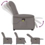 Sillón reclinable de masaje elevable tela gris taupé von , Sessel - Ref: Foro24-3303271, Preis: 282,74 €, Rabatt: %