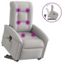 Sillón de masaje reclinable de pie de tela gris nube de , Sillones - Ref: Foro24-3303273, Precio: 301,67 €