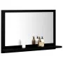 Badezimmerspiegel aus schwarzem Sperrholz, 60 x 10,5 x 37 cm von vidaXL, Badezimmerwaschtische - Ref: Foro24-804563, Preis: 3...