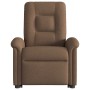 Sillón eléctrico reclinable elevable de tela marrón de , Sillones - Ref: Foro24-3303278, Precio: 328,88 €, Descuento: %
