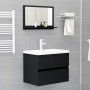 Badezimmerspiegel aus schwarzem Sperrholz, 60 x 10,5 x 37 cm von vidaXL, Badezimmerwaschtische - Ref: Foro24-804563, Preis: 3...