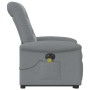 Sillón de masaje eléctrico reclinable elevable tela gris claro by , Armchairs - Ref: Foro24-3303284, Price: 310,78 €, Discoun...