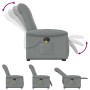 Sillón de masaje eléctrico reclinable elevable tela gris claro by , Armchairs - Ref: Foro24-3303284, Price: 310,78 €, Discoun...